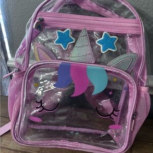 Magical Pink Unicorn Kids Backpack